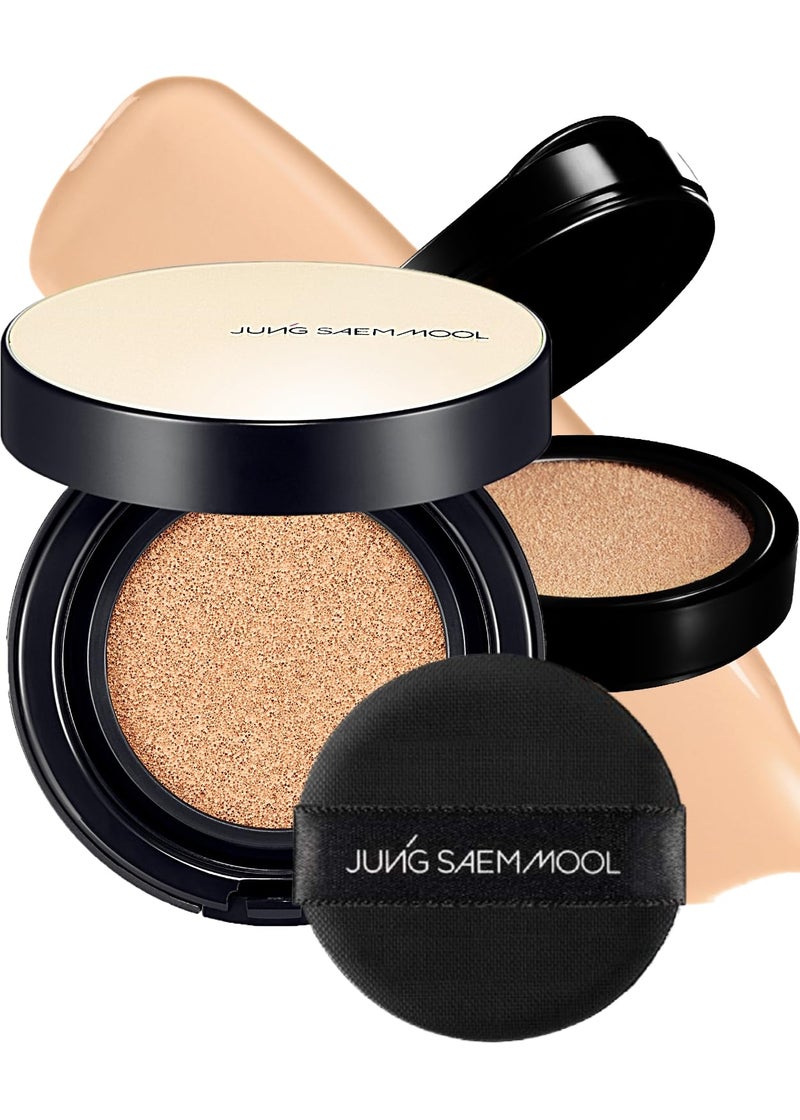 JUNG SAEM MOOL Essential Skin Nuder Longwear Cushion 098 Fl Oz Light Refill Included 24H Lasting Cushion Foundation with High Coverage SemiMatte Natural Finish Korean Foundation Makeup