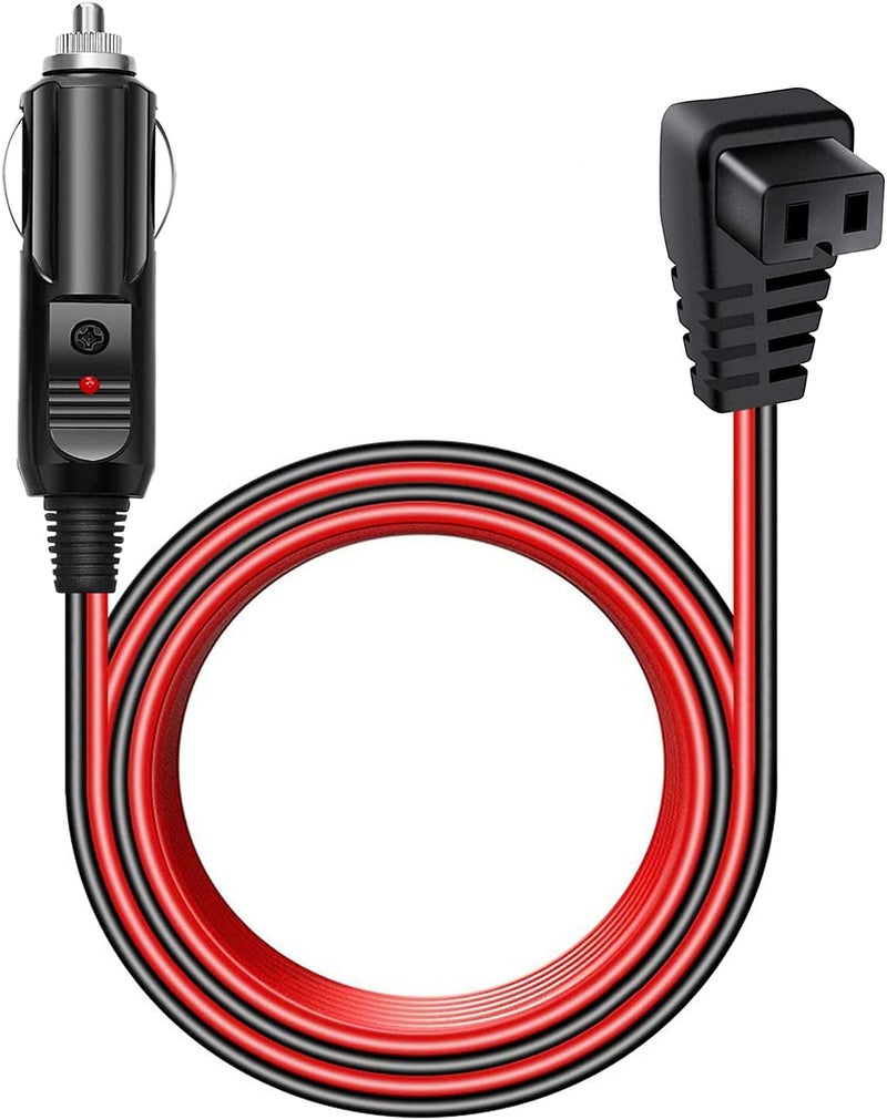 Cllena Car Refrigerator DC Power Cord, 12V/24V Car Fridge Cooler Power Supply Cables for Alpicool, COSTWAY, ARB, ICECO, Setpower, JoyTutus - Image 1