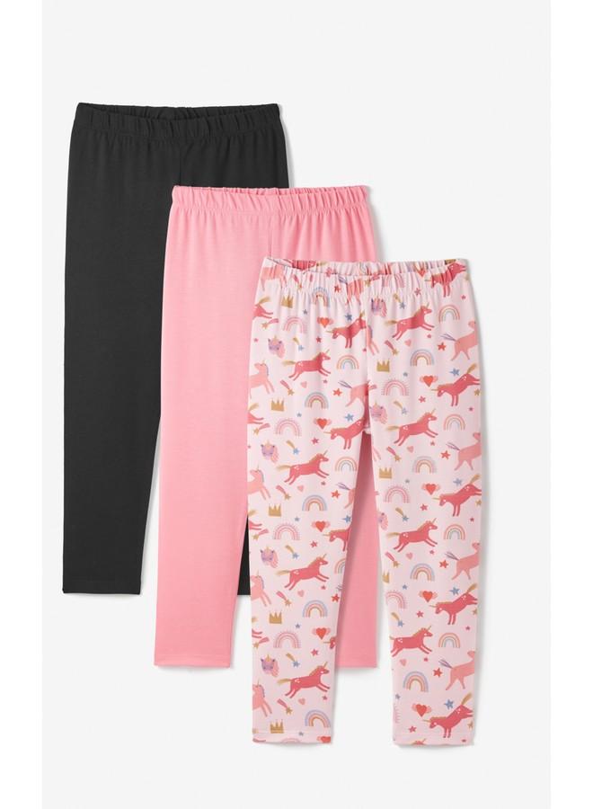 جون يونيو فتيات 3 قطع ضيق وردي فاتح - وردي-أسود - Image 1