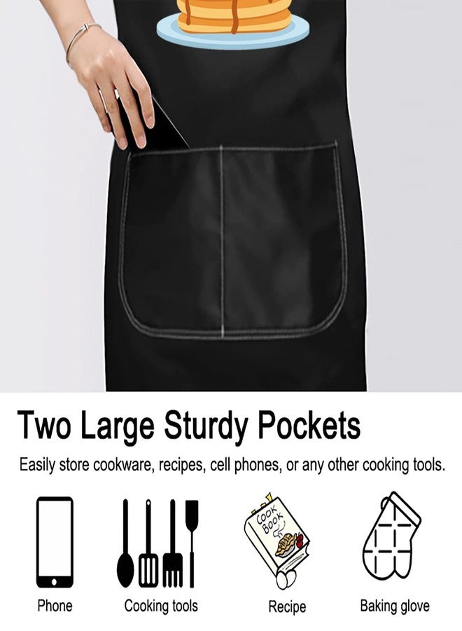 PXTIDY Pancake Maker Gift Pancake Chef Apron pancake gift ideas Pancake Apron With Pockets Waterproof Adjustable (got pancakes? apron) - Image 5
