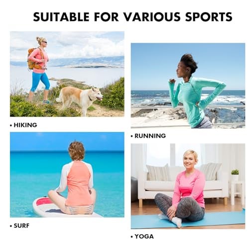 baleaf Women's Long Sleeve Shirts UPF 50+ Sun Protection SPF Quick Dry Lightweight T-Shirt Outdoor Hiking Runing Fishing Sage Size M - Image 5