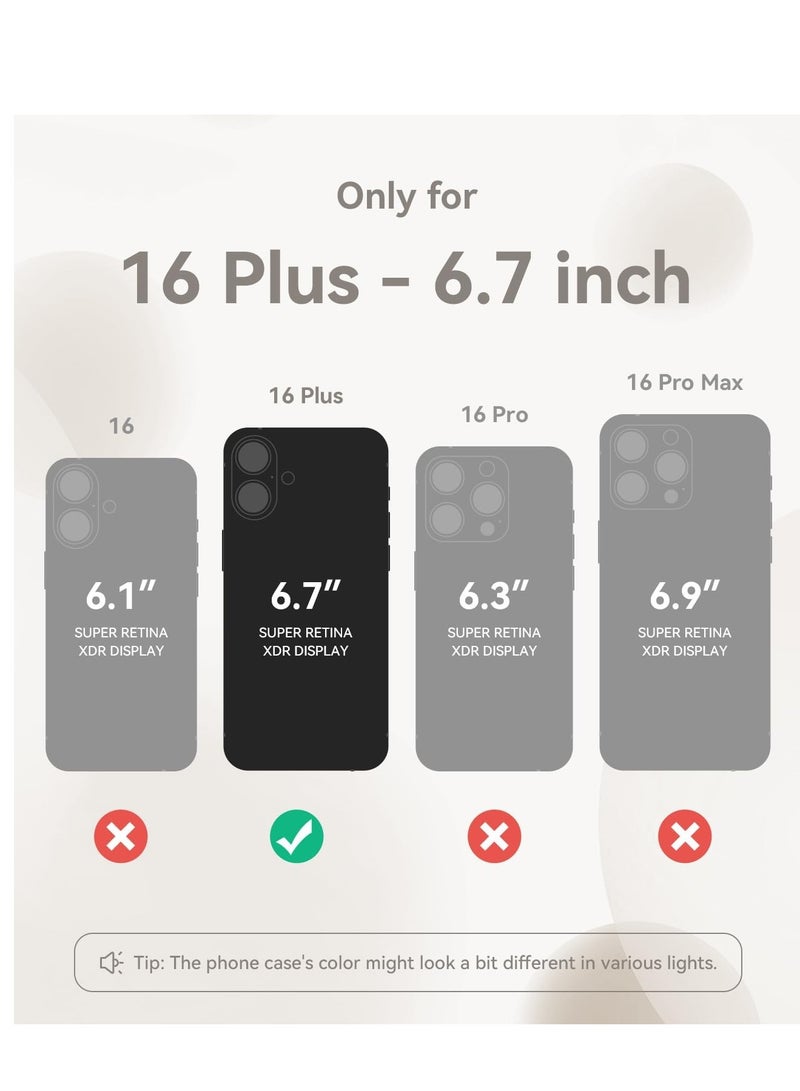 ELTRAZONE iPhone 16 Plus Case – Upgraded Silicone Phone Cover with Camera Protection, Compatible with MagSafe, Anti-Scratch Microfiber Lining & 2 Screen Protectors – Stone - Image 2