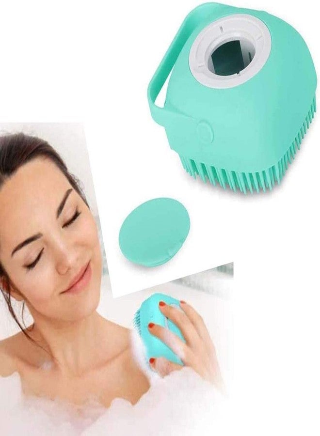 VBA 2 IN 1 Soft Shower Brush Bath, Body Scrubber with Shower Gel Dispenser for Baby Men Women Wash Exfoliating Shower Tool Massage Shampoo Brush - Image 1