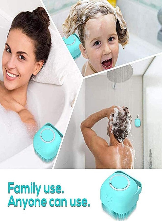 VBA 2 IN 1 Soft Shower Brush Bath, Body Scrubber with Shower Gel Dispenser for Baby Men Women Wash Exfoliating Shower Tool Massage Shampoo Brush - Image 5