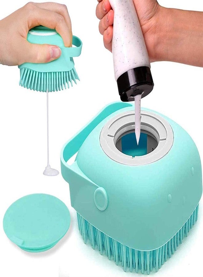 VBA 2 IN 1 Soft Shower Brush Bath, Body Scrubber with Shower Gel Dispenser for Baby Men Women Wash Exfoliating Shower Tool Massage Shampoo Brush - Image 2