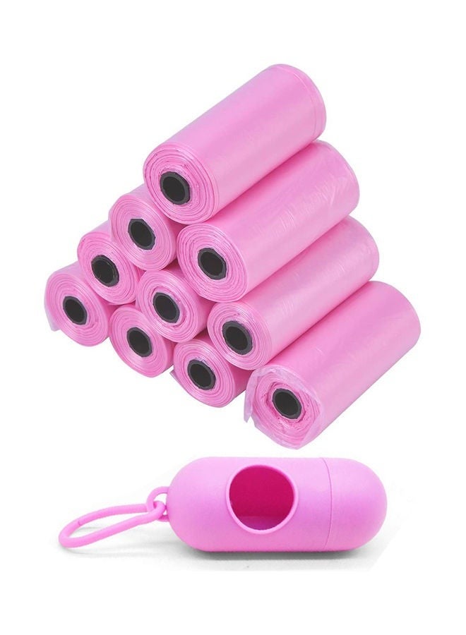 Sharpdo 10 Rolls Disposable Diaper Sacks with Dispenser, Diaper Bag Refills, Trash Bag for Nappies - Image 1