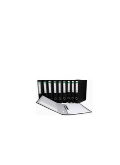 Alba Rado 10-Piece Box File Folder Set, A4 size Black  - Image 1