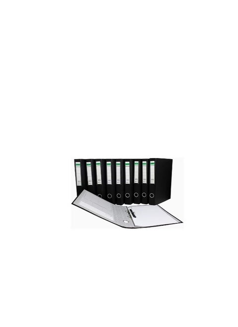 10-Piece Box File Folder Set, A4 size Black