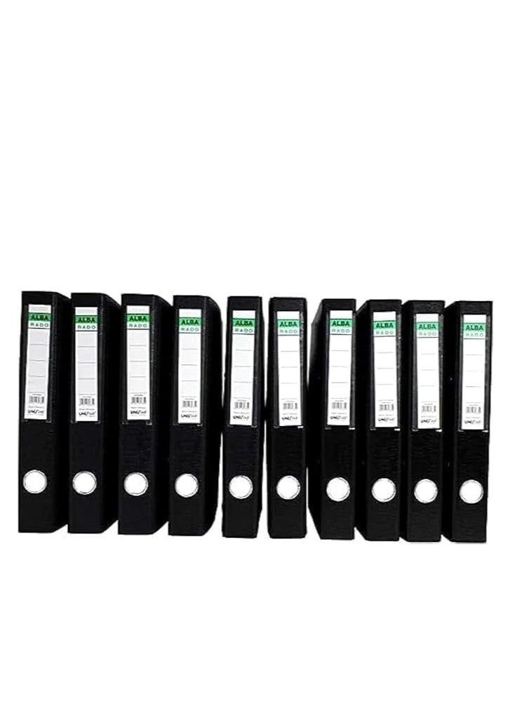 Alba Rado - 10-Piece Box File Folder Set, A4 size Black - Image 1