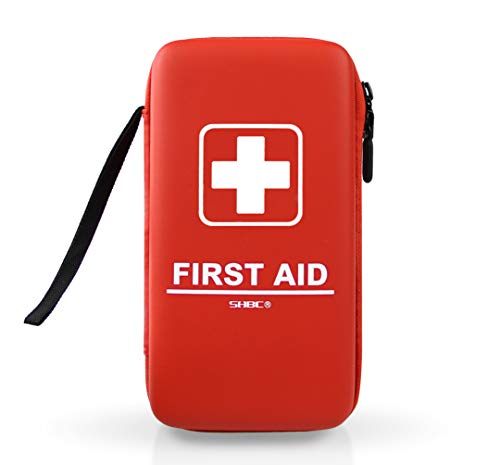 SHBC Compact First Aid Kit (139 Piece) Adventure Medical Kits Waterproof- Includes Emergency Blanket, Fire Starter, Compass, Wire Saw for Survival, Home, Car, Camping, Hiking, Hunting, Sport - Image 1