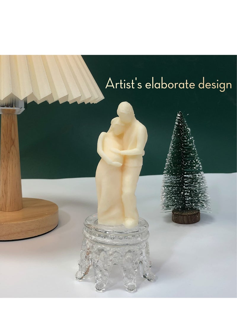 Excefore - Candle Molds Silicone Mold for Candles Making, DIY 3D Moulds Soy Wax, Beeswax, Scented Candle,  Gifts, Hug - Image 1