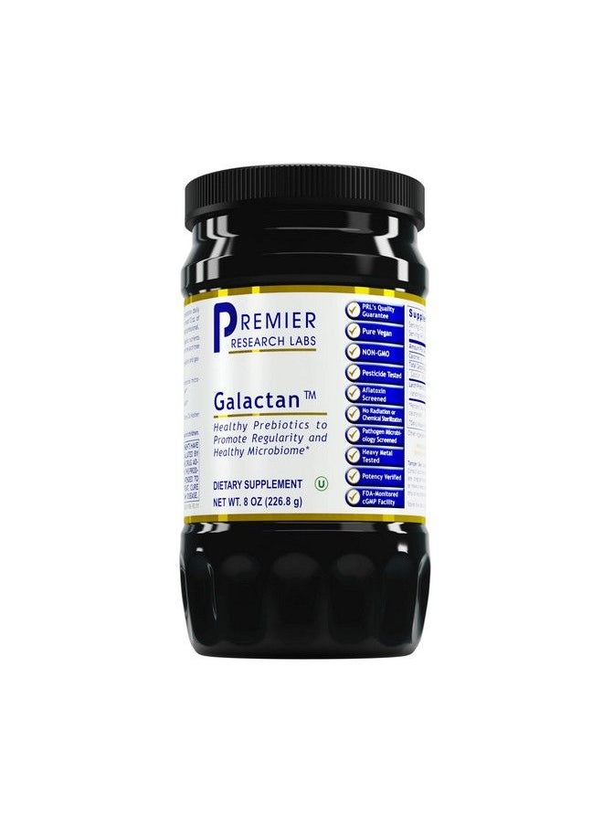 Premier Research Labs - Galactan Powder Supports Microbiome Immune System & Gastrointestinal Microflora With Prebiotic Features Arabinogalactan From Larch Tree Greattasting Nutrients 8 Oz - Image 1