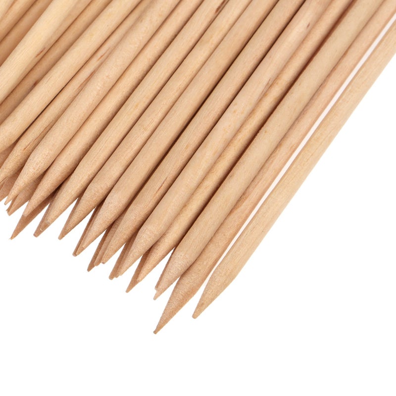 100pcs Design Orange Wood Stick Cuticle Pusher Remover Manicure Care Professional Manicure Tools Accessories - Image 5