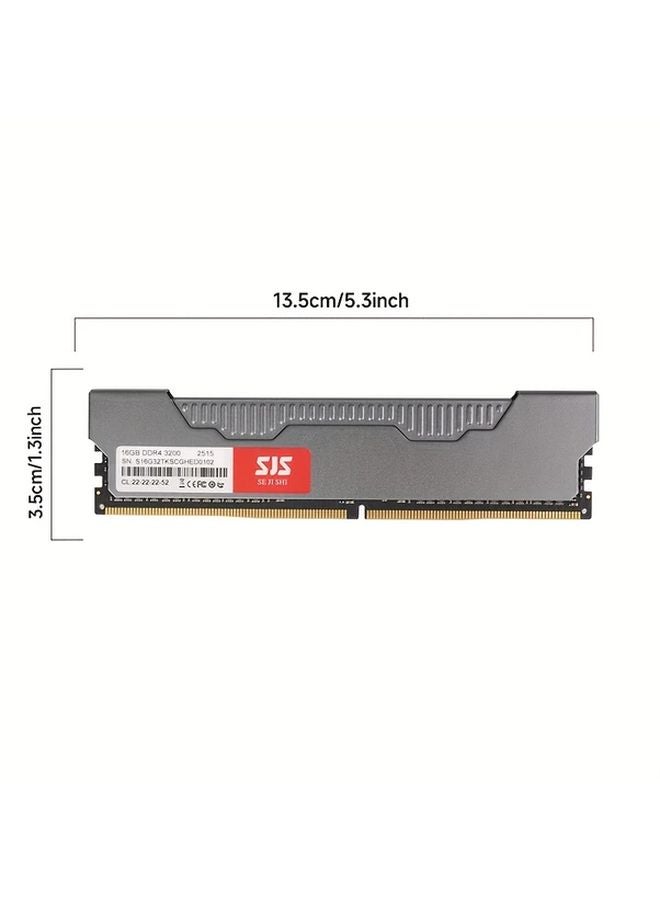 SEJISHI 16GB 3200MHz DDR4 RAM Desktop Memory Module Intel XMP Overclocking - Image 3