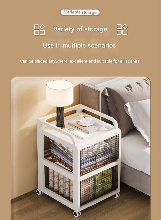 SUKILO 5 Tier Multifunctional Plastic Storage Cabinet with Wheels – Transparent Drawers for Bathroom, Kitchen, Bedroom & More | Under Sink Organizer & Household Storage Rack - Image 5