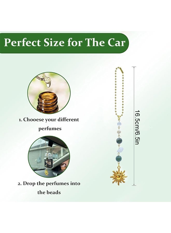 معلقة سيارة الشمس، زخرفة معلقة مرآة الرؤية الخلفية للسيارة، زخرفة معلقة مرآة السيارة للسيارة - Image 3