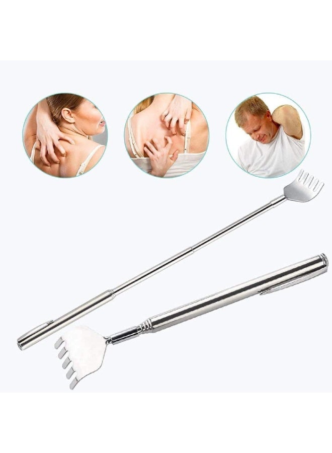 Retractable back scraper-expandable back scraper, scratcher,-metal retractable back scraper, can eliminate back itching - Image 3
