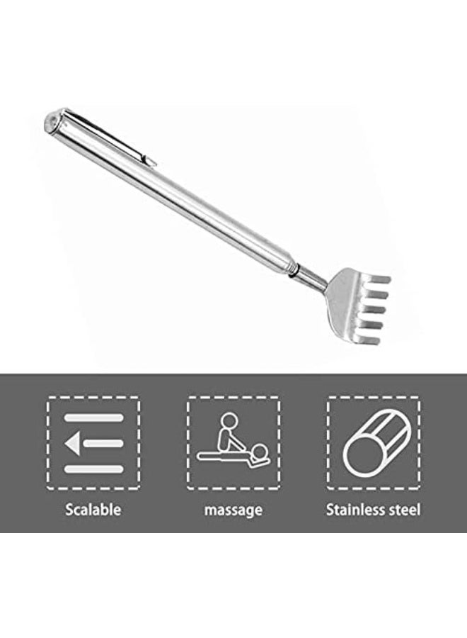 Retractable back scraper-expandable back scraper, scratcher,-metal retractable back scraper, can eliminate back itching - Image 2