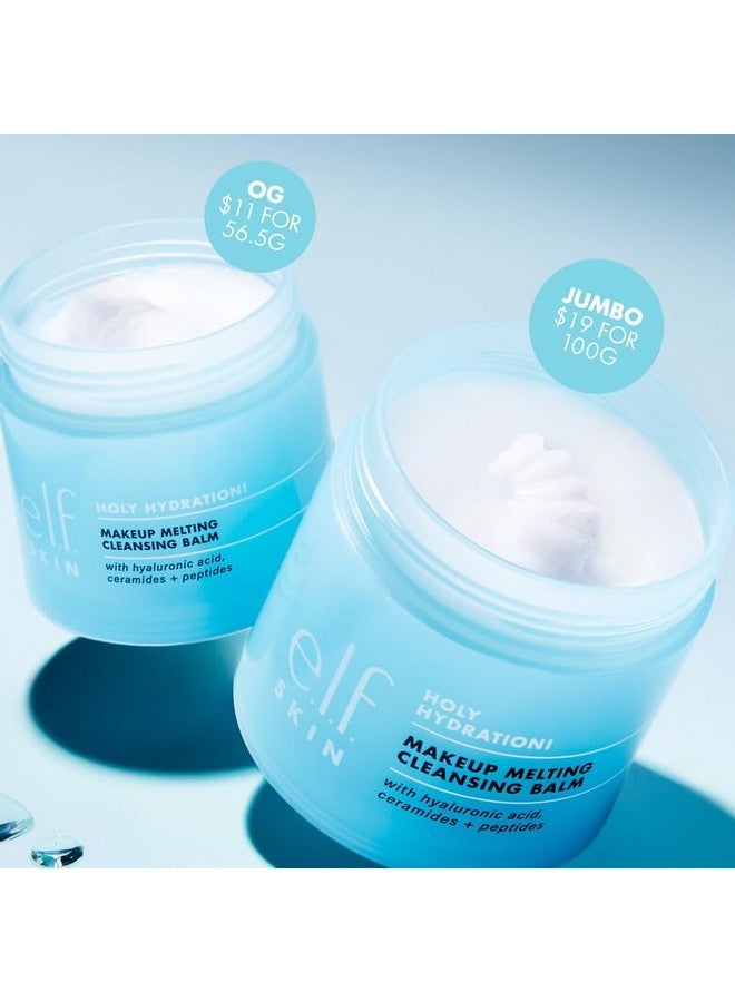 elf Skin Holy Hydration! Makeup Melting Cleansing Balm, Face Cleanser & Makeup Remover, Infused With Hyaluronic Acid To Hydrate Skin - Image 4