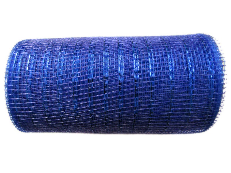 6 inch x 30 feet10 YardsYYCRAFT Metallic Poly Mesh RibbonRoyal