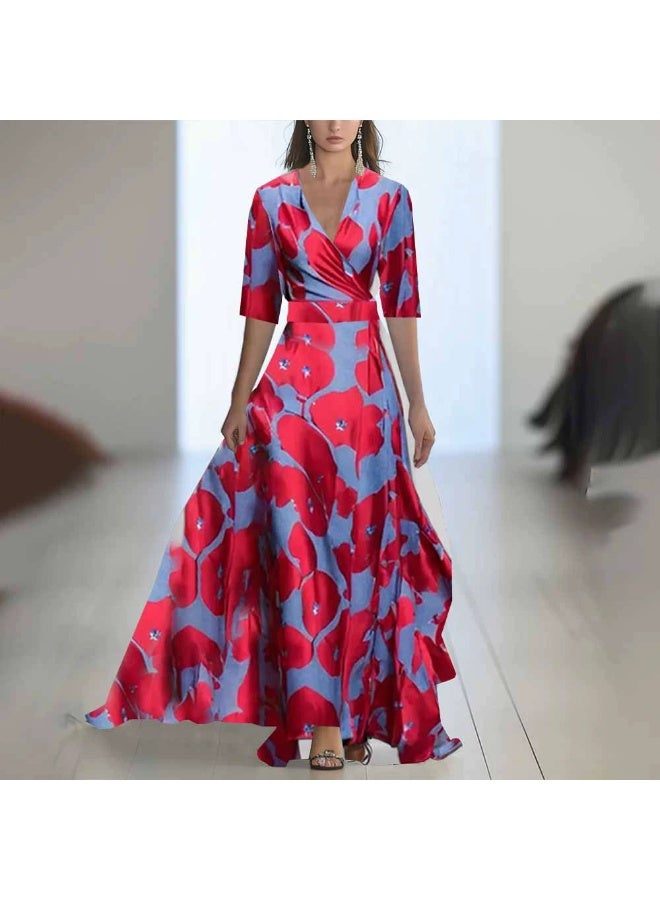 general 2025-2026 Shein Temu Print Dress - Image 1
