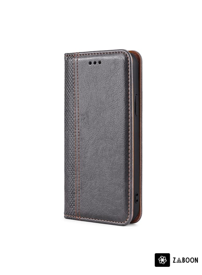 Zaboon Protective Case For Honor Play 4T Skin Feel Crocodile Texture Magnetic Clasp PU Leather - Image 1