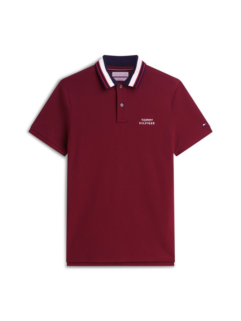 TOMMY HILFIGER Regular Fit Tipped Collar Polo Shirt - Image 5