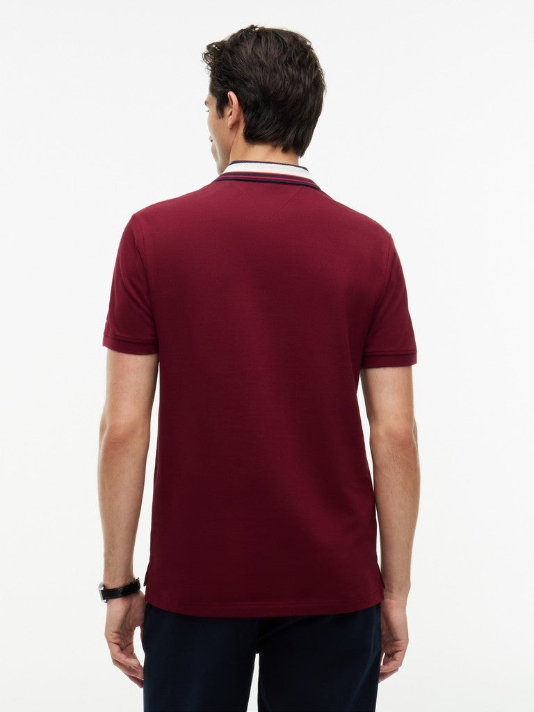 TOMMY HILFIGER Regular Fit Tipped Collar Polo Shirt - Image 3