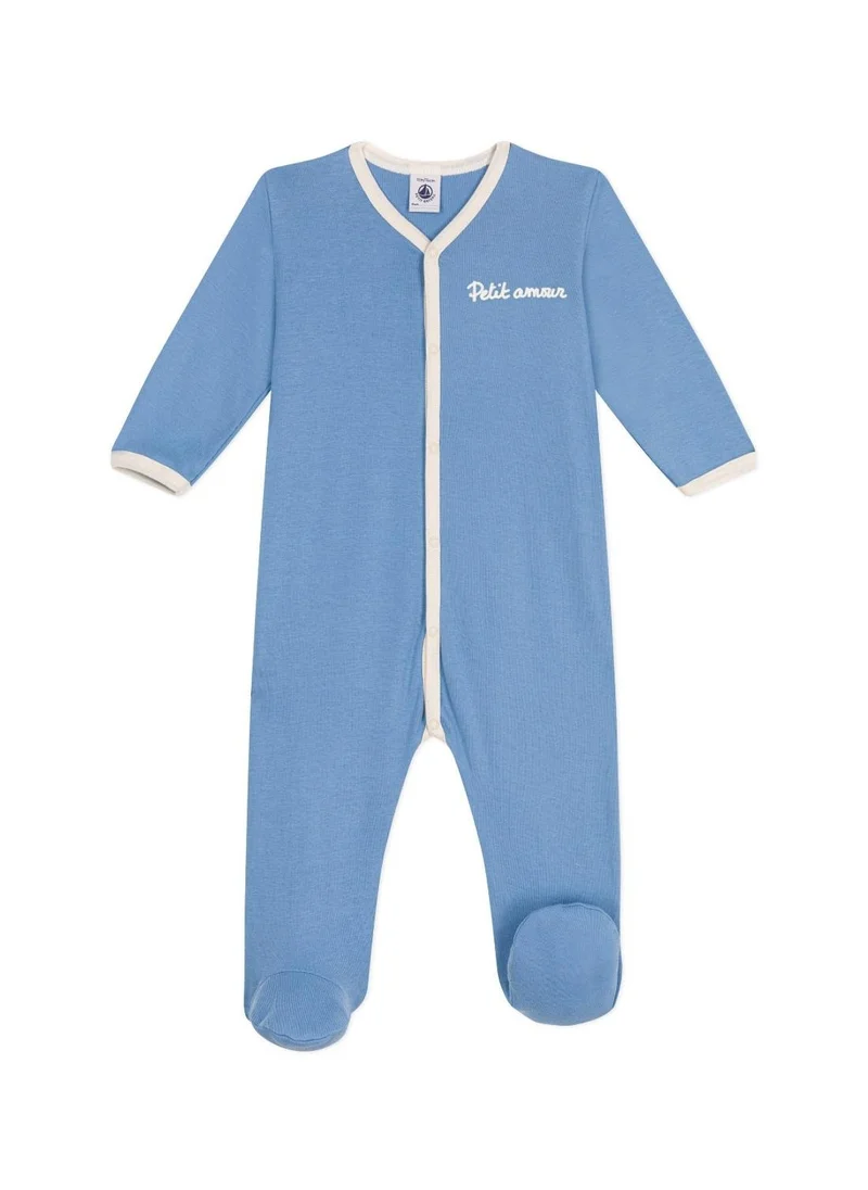 Petit Bateau Babies' plain cotton pyjamas