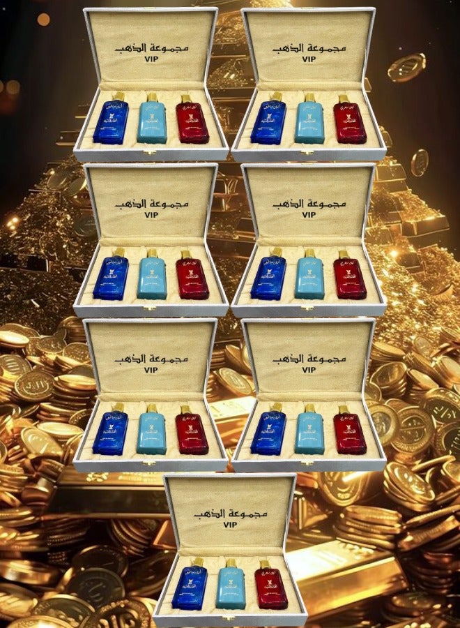 في آي بي 7 قطع عطر مجموعة الذهب في اي بي 100 مل
