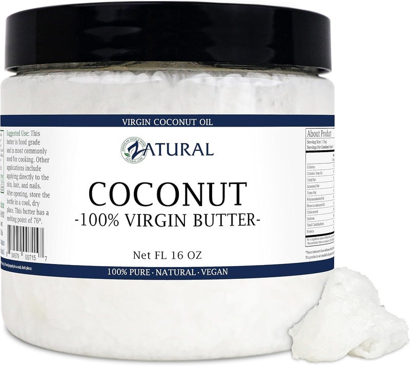 Zatural 100% Virgin Coconut Butter - Image 1