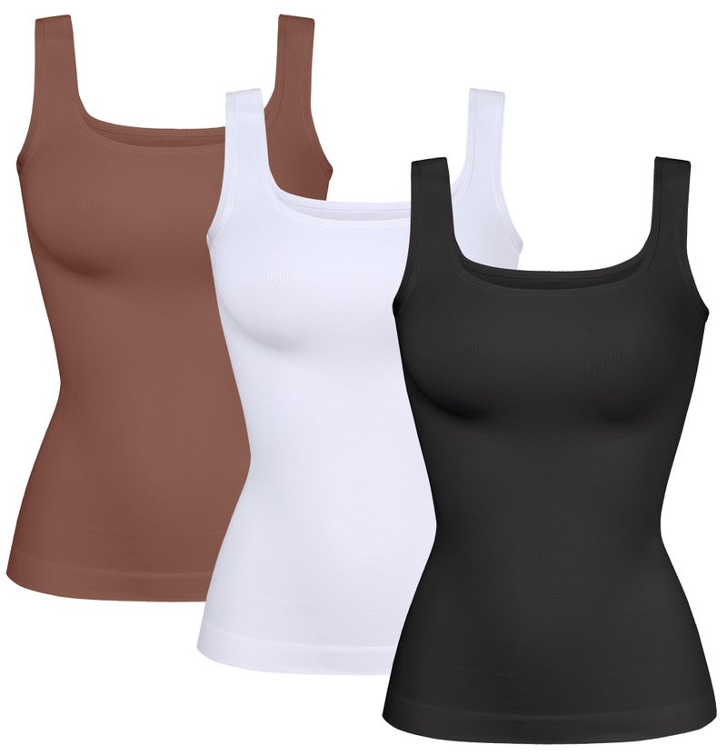 YIOIOIO Women Shapewear Tank Tops Tummy Control Compression Tops seamless Body Shaper Camisole - Image 1