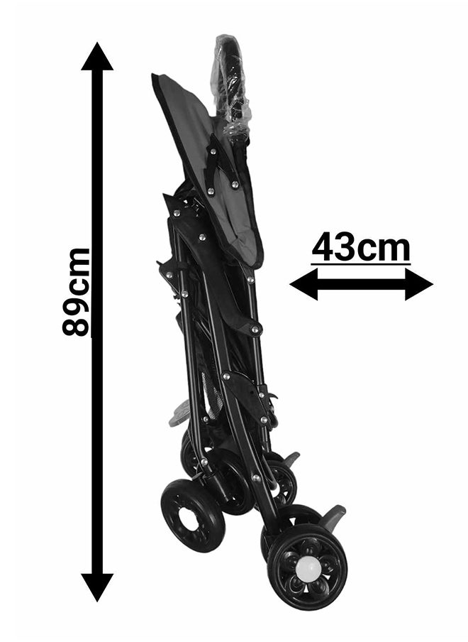 BABYCARA Lightweight Stroller With Adjustable Seat And Convenient Storage Basket  - Image 5