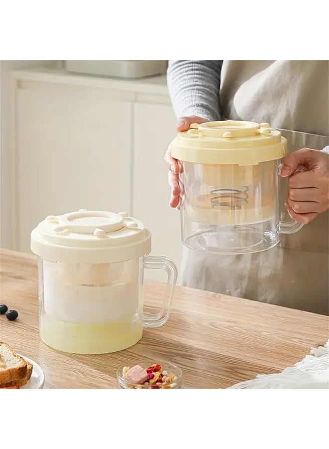 White Greek Yogurt Maker Machine Large Capacity Portable Easy Clean Healthy Diet Fat Reduction - Image 3