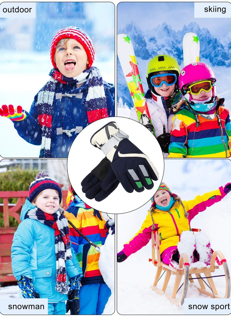 2 Pairs Kids Snow Gloves Thick Gloves Kids Waterproof Warm Gloves Youth Ski Snow Snowboard Gloves with Adjustable Buckle Unisex Gloves for Girls Boys Children Cold Weather Outdoor Play Bule Navy - pzsku/ZC91F88C4F2E9D618D1CFZ/45/_/1718691111/5836ab4b-9d1b-42f6-ab57-75174e9342f1