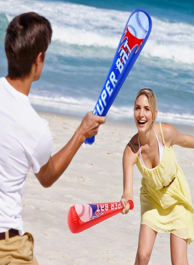 Fovths 18 Pieces Inflatable Baseball Bats, 22 Inch Blow Up Baseball Bat Inflates, Sports Theme Party Supplies for Summer Pool, Birthday Party Favors, Sports Carnival Decorations Prizes - Image 5