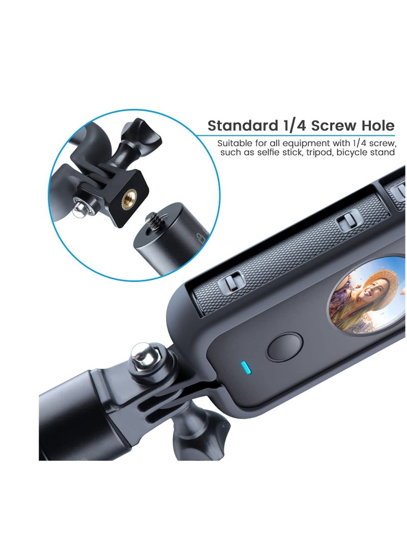 Protective Case Cage Frame Housing Case Action Camera Mount Accessories  Universal 1/4 Thread Base adapter Compatible with insta360 ONE X2 Action Camera  - Image 2