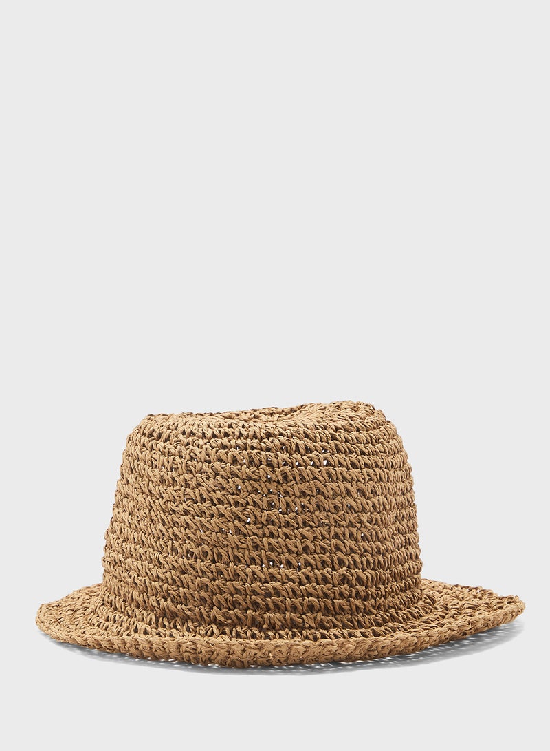 سفنتي فايف قبعة دلو من القش - Image 1