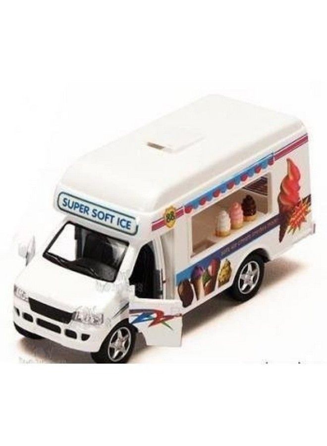 KinsFun شاحنة بيع الآيس كريم ذات الحركة العكسية - Image 3