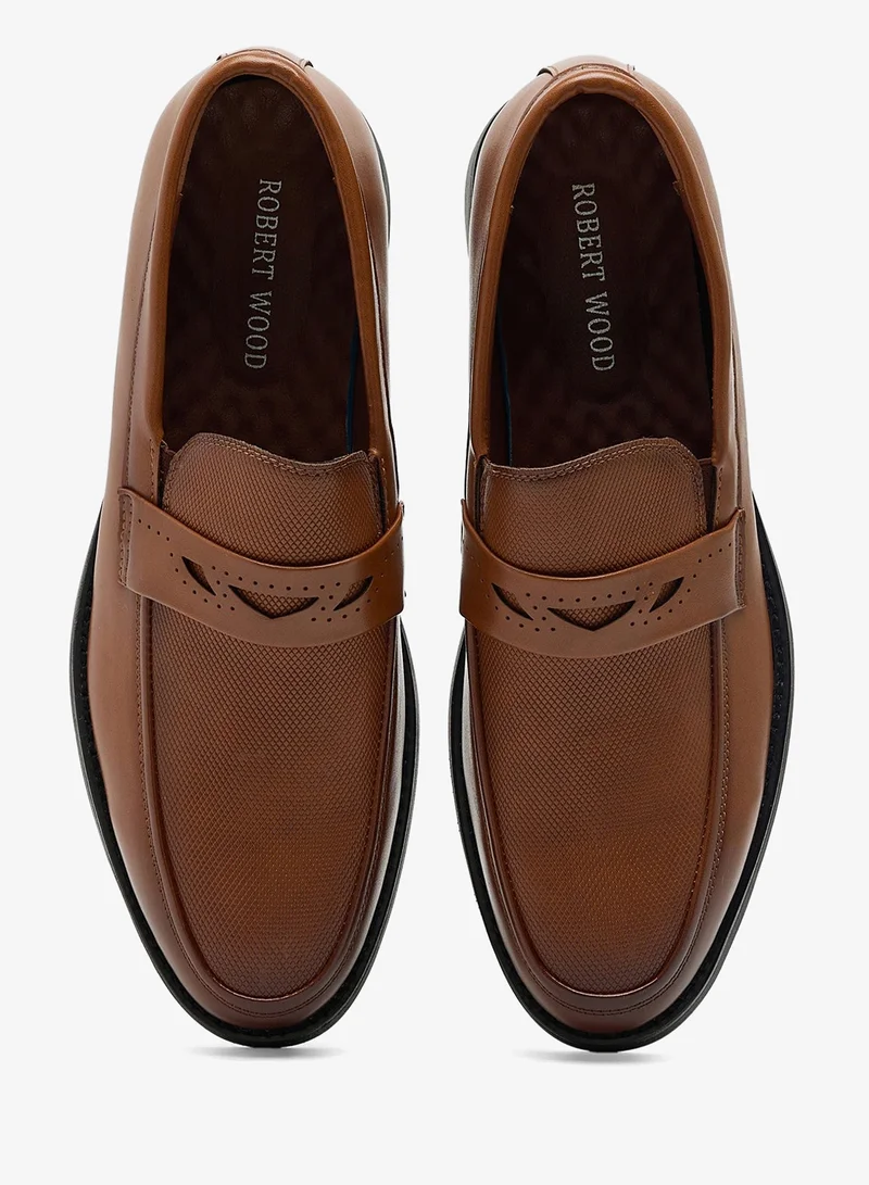 Robert Wood  Textured Formal Slip Ons for Men | Best Price UAE