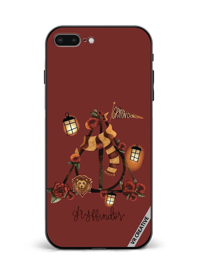 VR CREATIVE Protective Case Cover For Apple iPhone 7 Plus/8 Plus Gryffindor Design Multicolour - Image 1