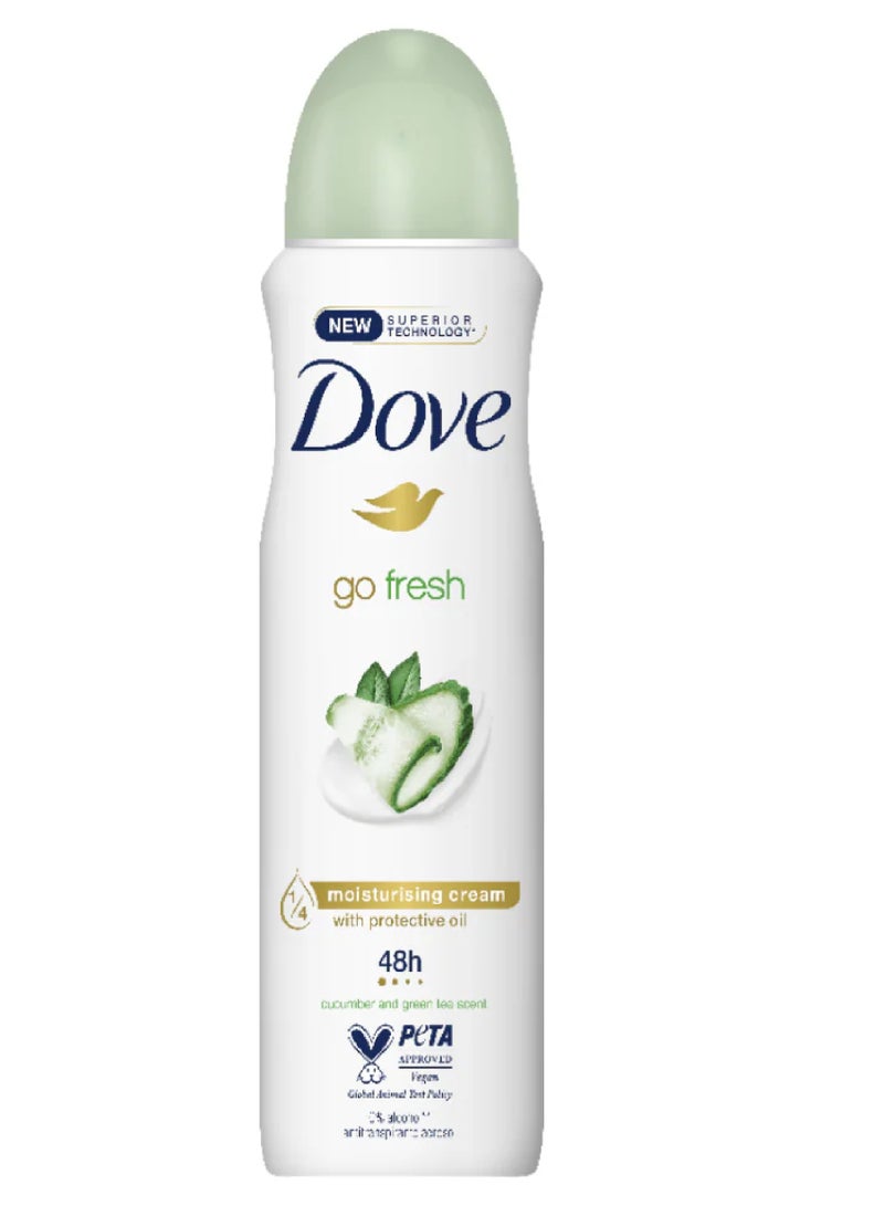 Dove دوف جو فريش مزيل عرق بخاخ خيار 150 مل