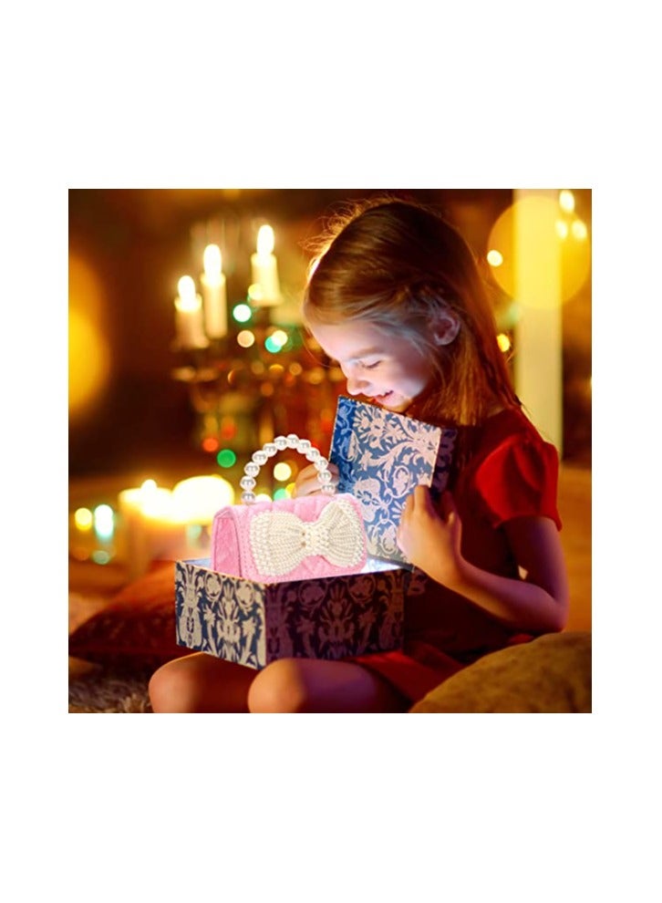SOLARAE Cute Toddler Handbags for Little Girls - Sparkly Bow Crossbody Purses, Princess-Inspired Gifts, Adorable Small Shoulder Bags for Kids, Perfect Toys and Presents! - Image 2