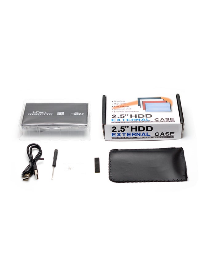 Generic 2.5 Inch SATA To Usb3.0 Mobile Hard Disk Box Mechanical Solid State Disk Ssd Notebook Mobile USB2 0 Hard Disk-Color:USB2.0 (metal)  - Image 5