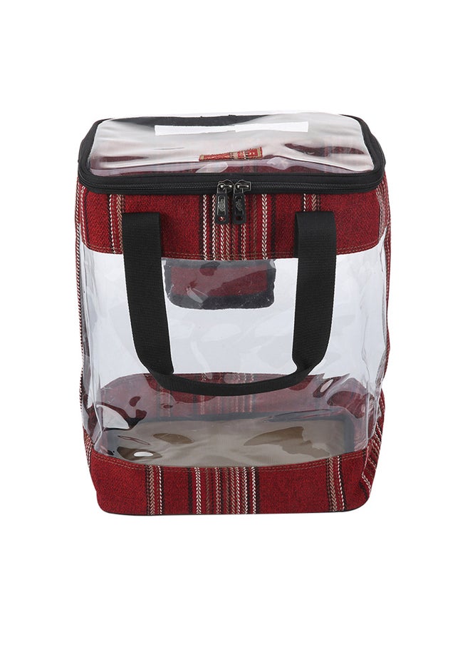 AL SANIDI - Al-Haramain Thermos Bag for Picnics and trips, Camping thermos bag, Red, 31x23x39Cm - Image 1