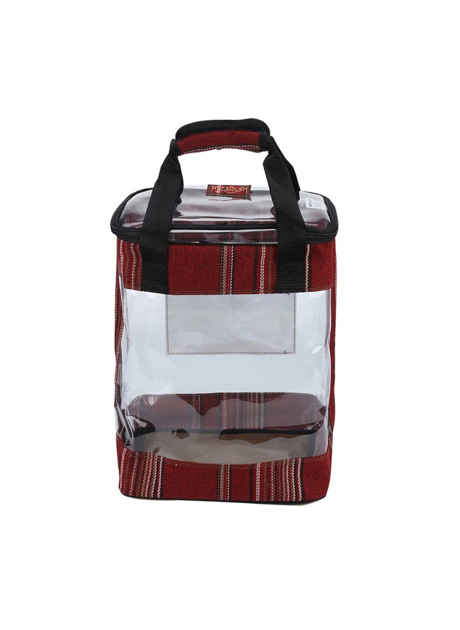 AL SANIDI - Al-Haramain Thermos Bag for Picnics and trips, Camping thermos bag, Red, 31x23x39Cm - Image 1
