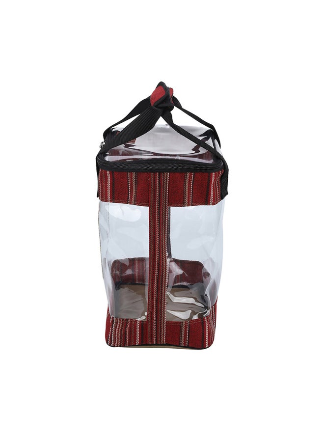 AL SANIDI - Al-Haramain Thermos Bag for Picnics and trips, Camping thermos bag, Red, 31x23x39Cm - Image 1