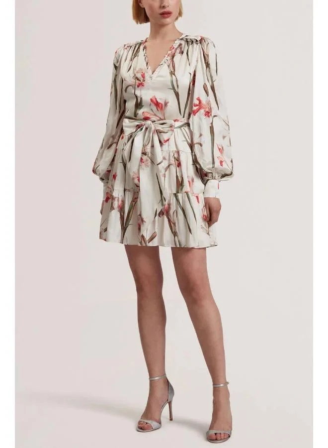 Ted Baker Floral Tie-Waist Dress