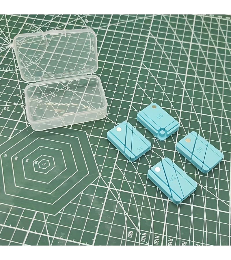 Plastic Angle Helper Tool Set of 4 For 30 45 60 And 90 Degrees Model Making - Image 5