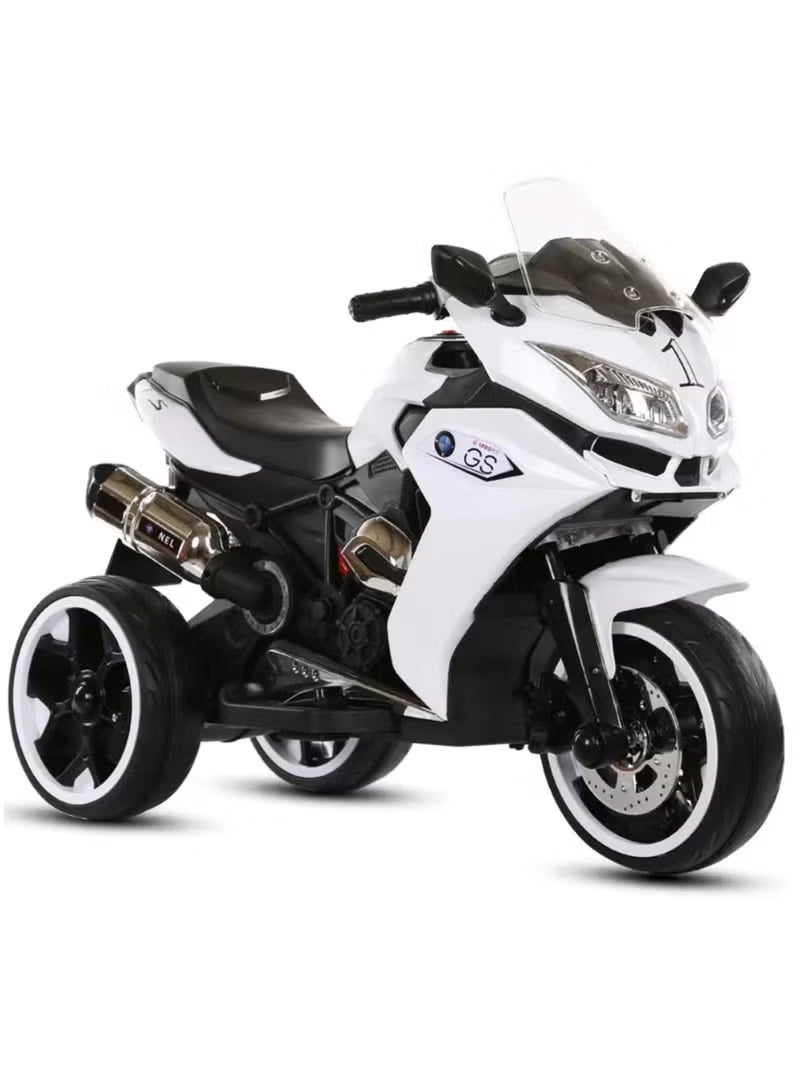 VLRA Electric Ride-On Motorcycle for Kids | 3-Wheel Design, LED Lights, Music & High-Capacity Battery | Safe Outdoor Toy Gift - Image 1